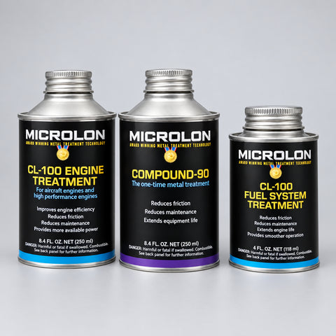 Microlon High Performance Motorcycle Engine Treatment Kit - (CL-100) 100-499cc 4-Stroke Engines