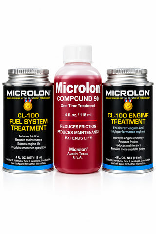 Microlon High Performance Motorcycle Engine Treatment Kit - 20-99cc 4-Stroke Engines
