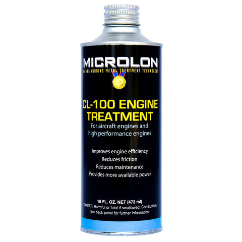 Microlon High Performance Engine Treatment - Small Engines 100-200hp (16oz.)