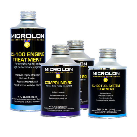 Microlon High Performance Motorcycle Engine Treatment Kit - 1000-1499cc 4-Stroke Engines