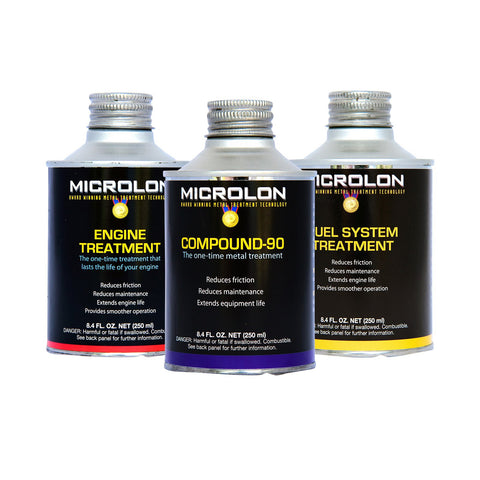 Microlon Motorcycle Engine Treatment Kit - 100-499cc 4-Stroke Engines