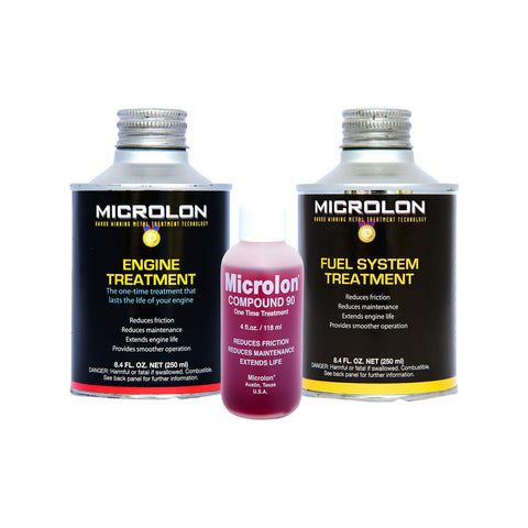 Microlon Motorcycle Engine Treatment Kit - 20-99cc 4-Stroke Engines